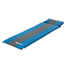 2-inch Self Inflating Camping Sleeping Pad, Blue and Gray