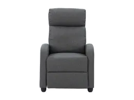 Dark Grey Push Back Recliner