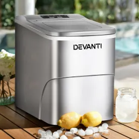 High Capacity Portable Ice Cube Maker, 12kg Daily - Devanti