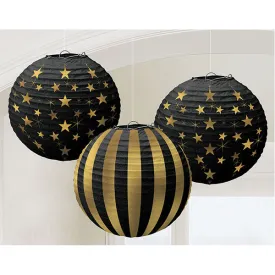 Hollywood Paper Lanterns 3pk