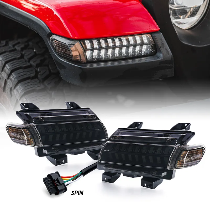 Jeep Wrangler JL & Gladiator JT Sequential Turn Signal Lights & DRL