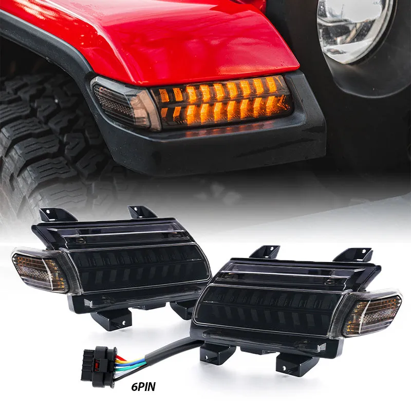 Jeep Wrangler JL & Gladiator JT Sequential Turn Signal Lights & DRL