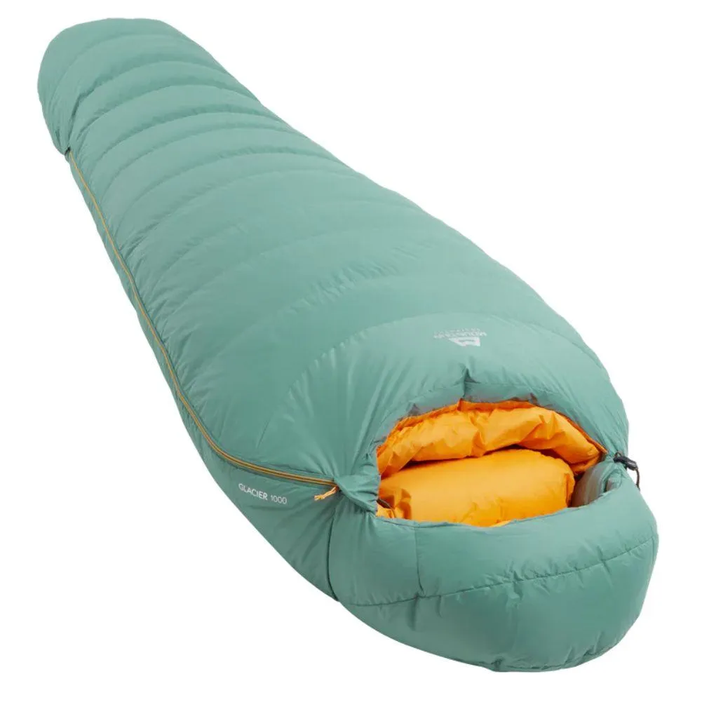 Mountain Equipment Women's Glacier 1000 Down Sleeping Bag - Regular (Sage)