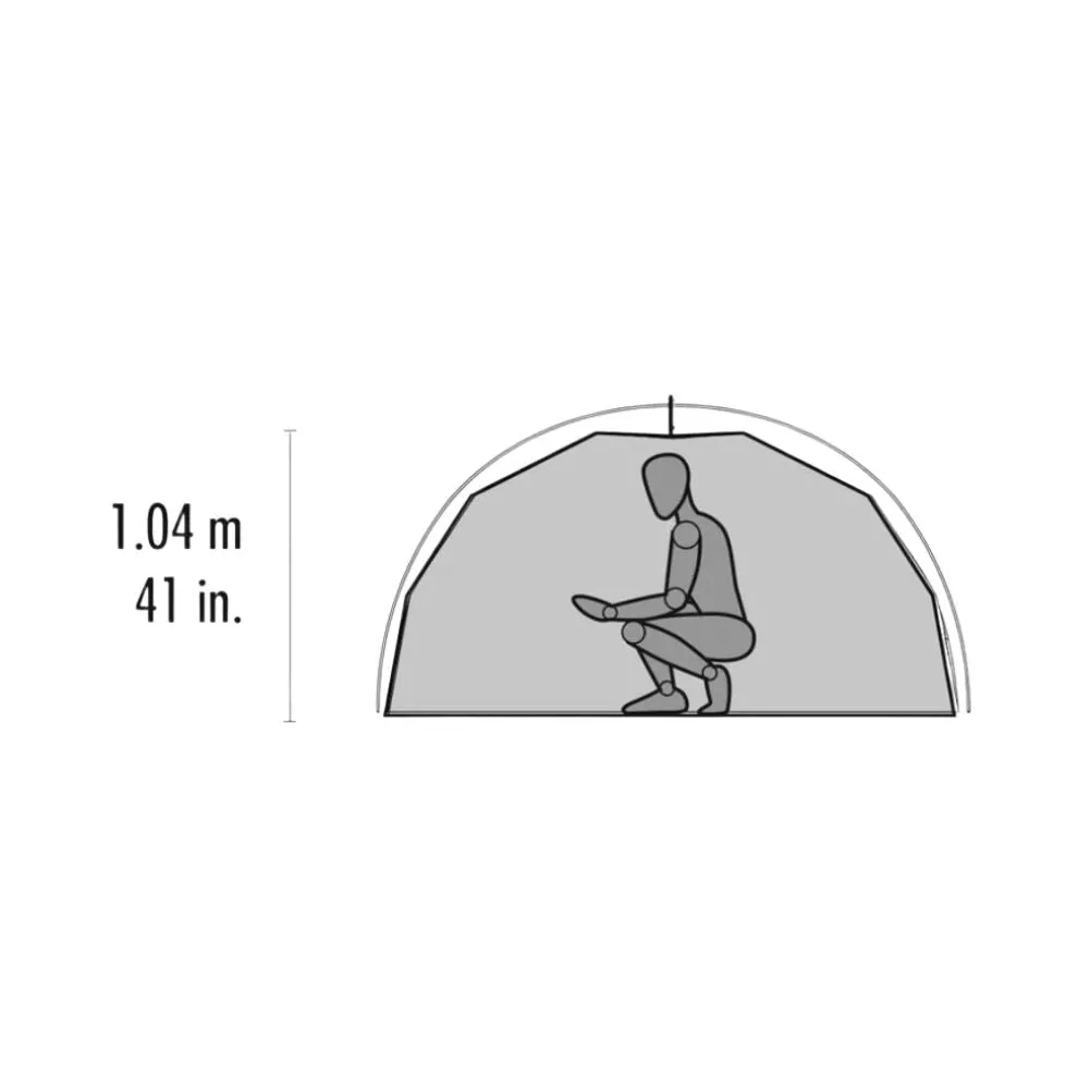 MSR Elixir 3 Tent - 3 Man Trekking/Backpacking Tent