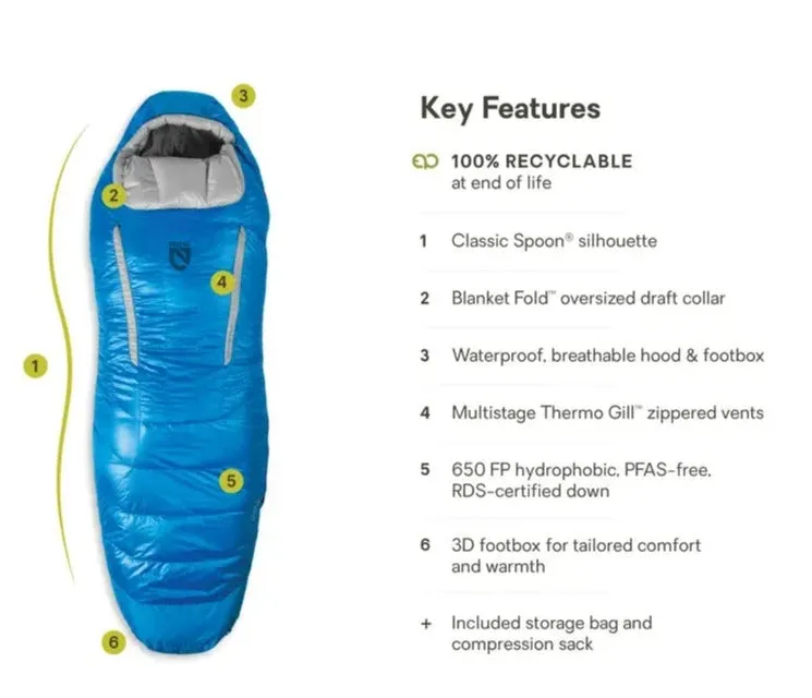 NEMO Disco 30 Down Sleeping Bag