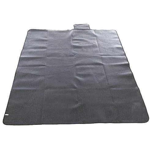 Outdoor Dual-Layers Picnic Blanket, Kansoon Blanket Easy to Clean Texture and Machine Washable, All Purpose Water-Resistant Mat with Straps, Handy Mat Tote Waterproof and Sandproof (79&quot; X 59&quot;)