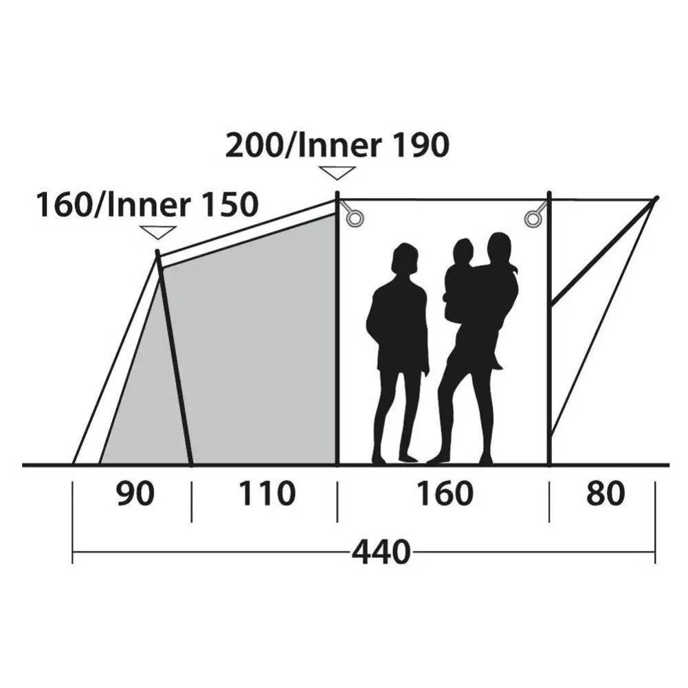 Outwell Oakwood 3 Tent - 3 Man Tent (2022)