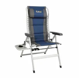 Oztrail Cascade 8 Position Recliner Chair with Side Table