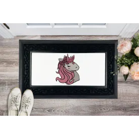 Pink Unicorn Sublimation Heavy Duty Door Mat