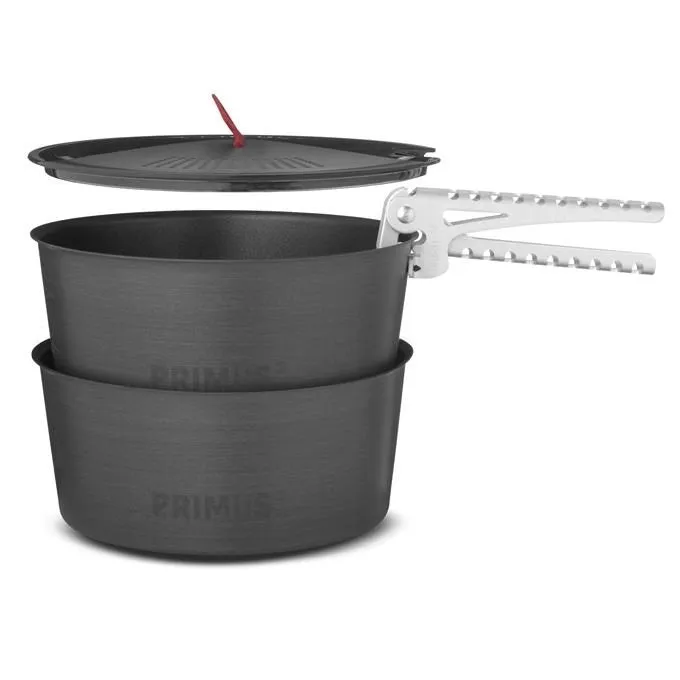 Primus 740310 Camping Cookware Pot Set 1.3 L Aluminium, Black