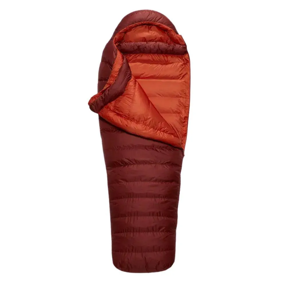 Rab Ascent 900 Down Sleeping Bag - Long (Oxblood Red)