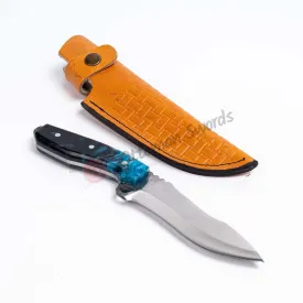 Resin Handle Custom Hunting Knife Wavy