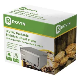 Rovin 12V DC Portable Stainless Steel Oven With Adjustable Timer