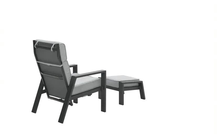 The Monaco Aluminium Recliner Set