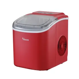 Vevare Portable Ice Maker Machine Ice Cube Tray 12kg Bar Countertop Red