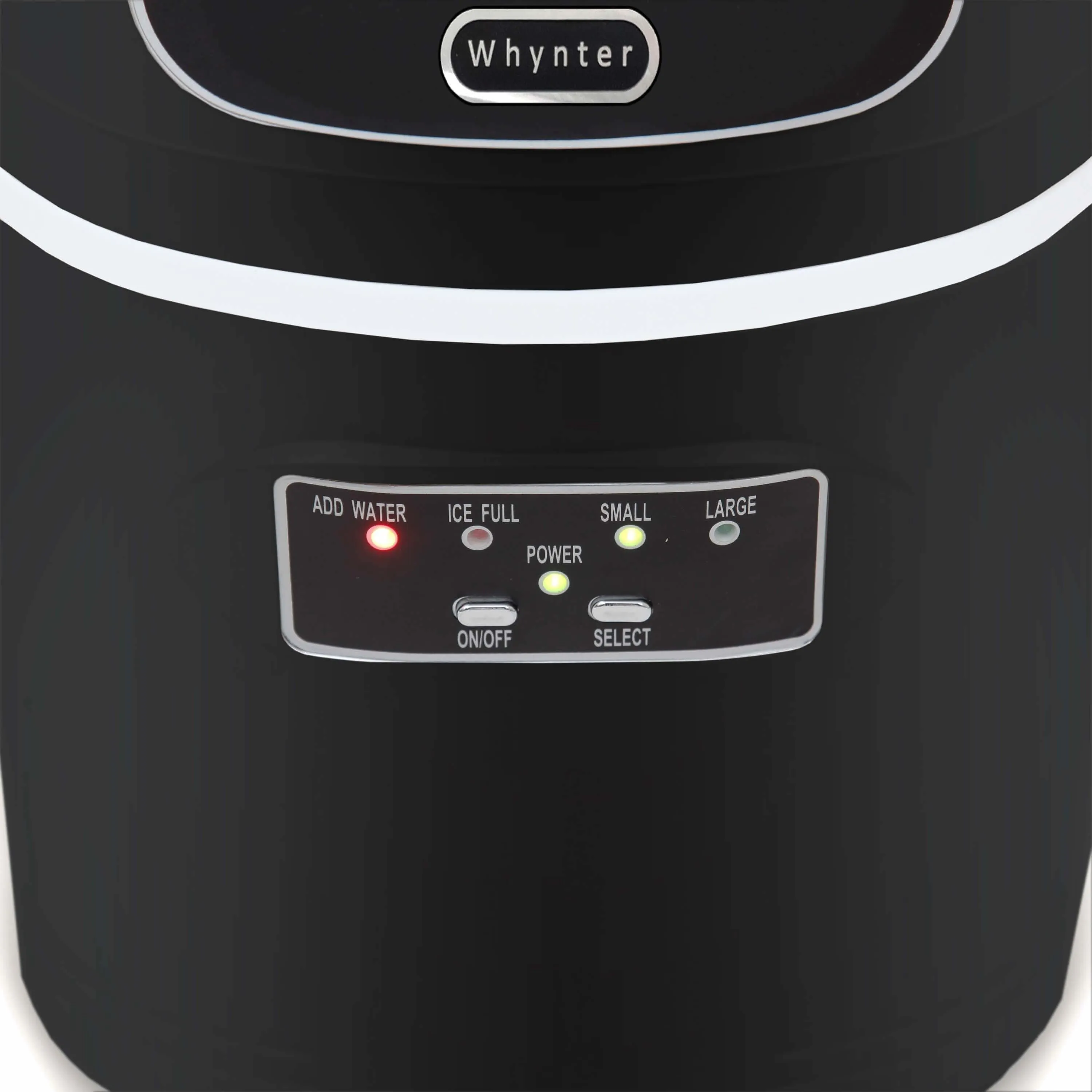 Whynter Compact Portable Ice Maker 27 lb capacity Black IMC-270MB